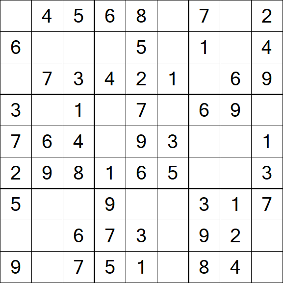 Sudoku - Easy