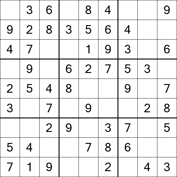 Sudoku - Easy