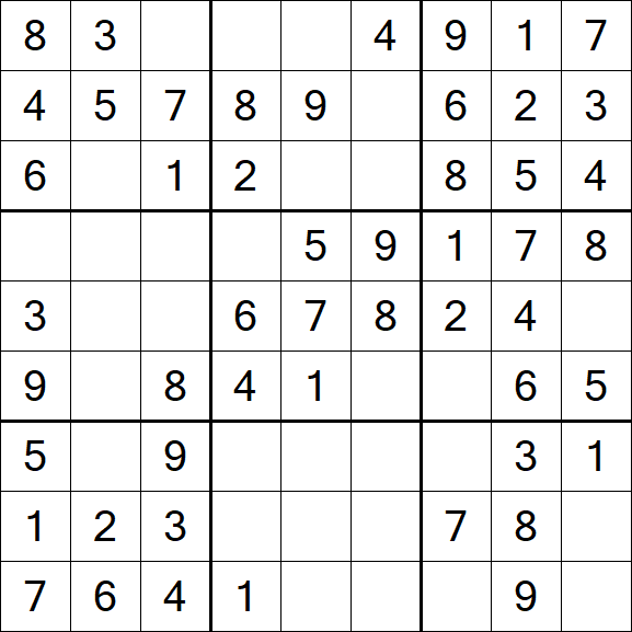 Sudoku - Easy