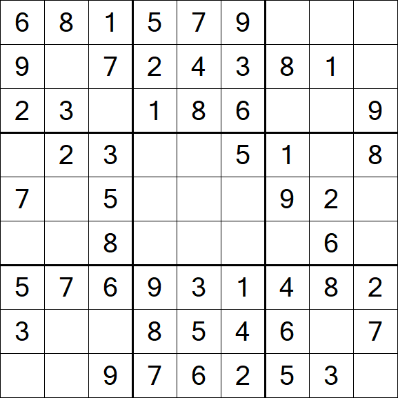 Sudoku - Easy