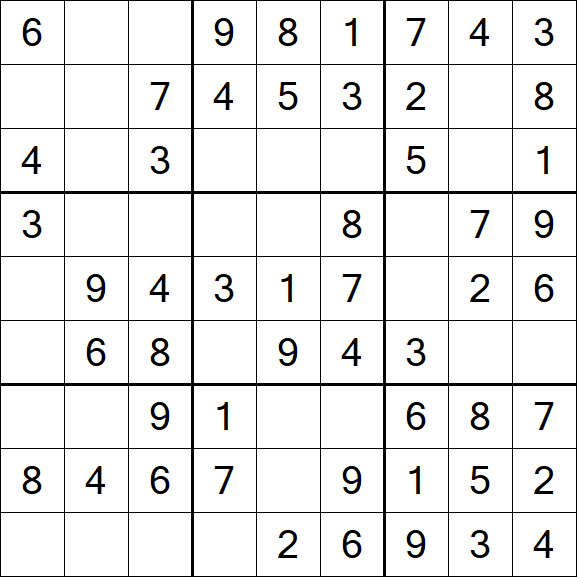 Sudoku - Easy