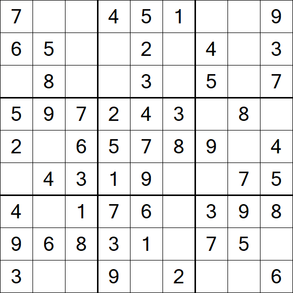 Sudoku - Easy