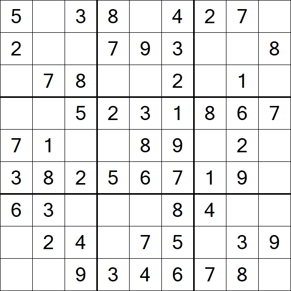 Sudoku - Einfach