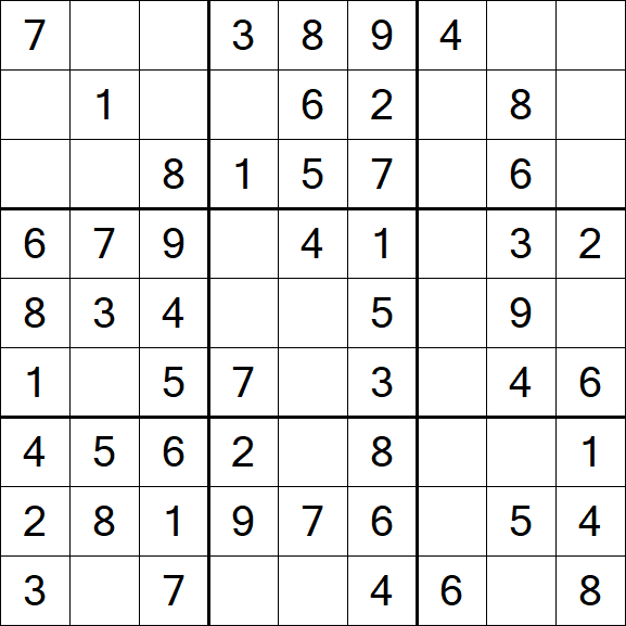 Sudoku - Einfach