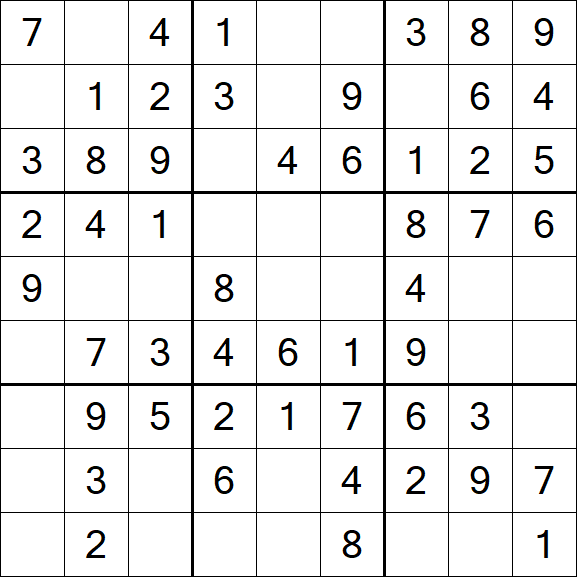 Sudoku - Fácil
