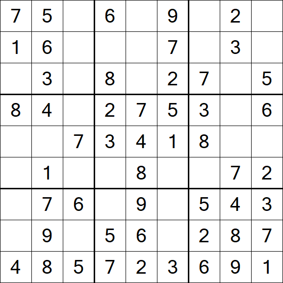 Sudoku - Fácil