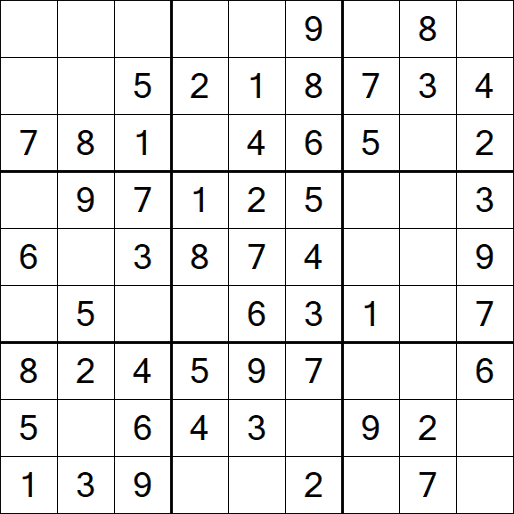 Sudoku - Einfach