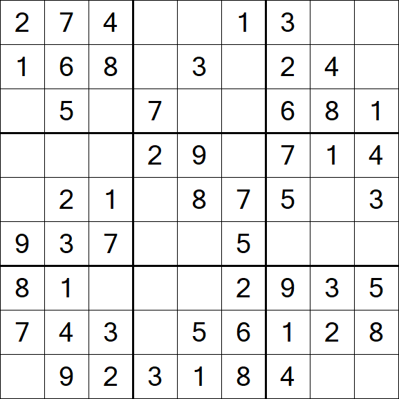 Sudoku - Einfach