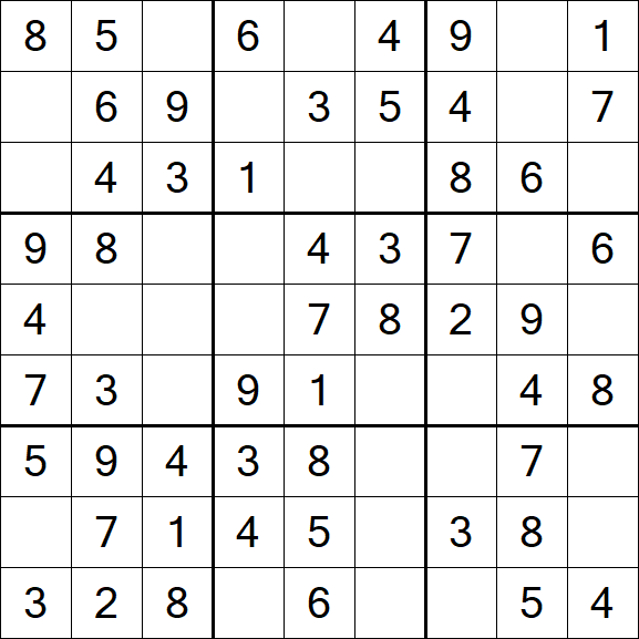 Sudoku - Einfach