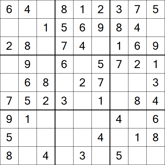 Sudoku - Einfach