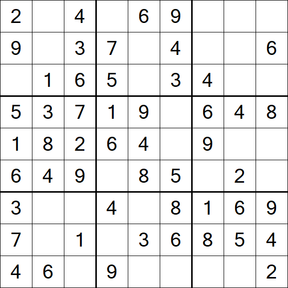 Sudoku - Fácil