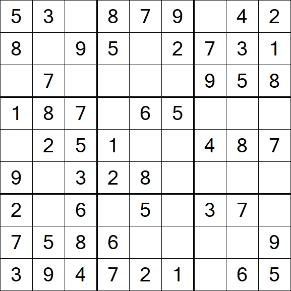 Sudoku - Fácil