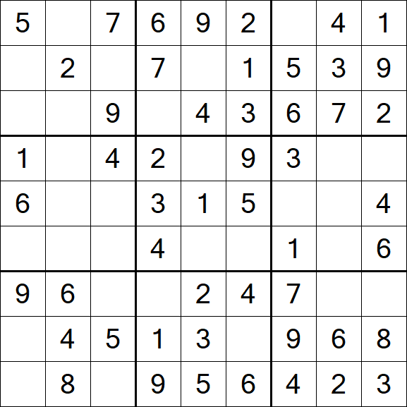 Sudoku - Einfach