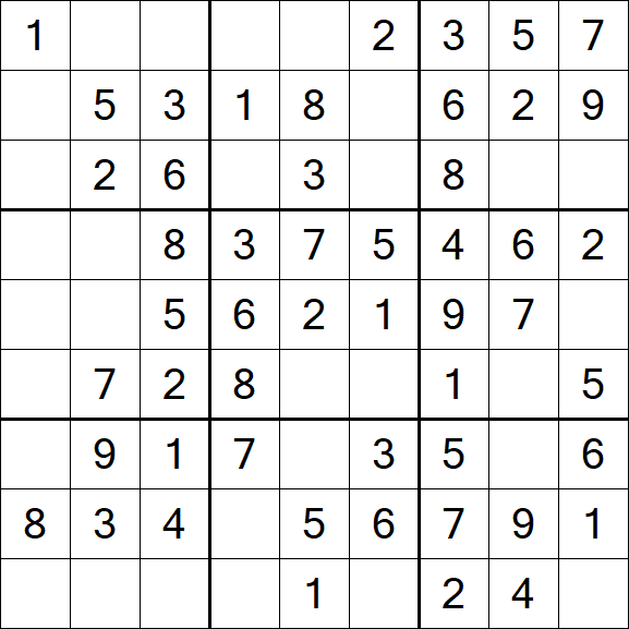 Sudoku - Fácil