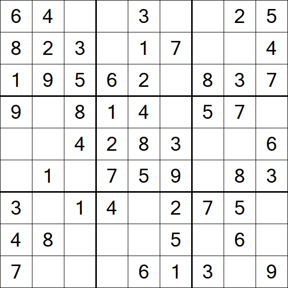 Sudoku - Einfach