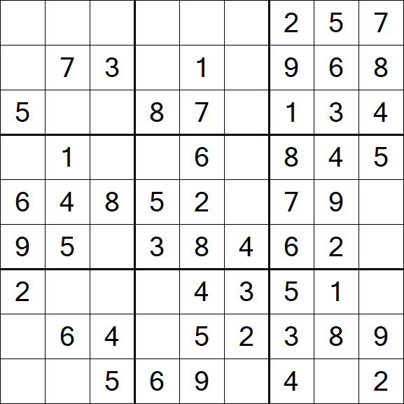 Sudoku - Easy
