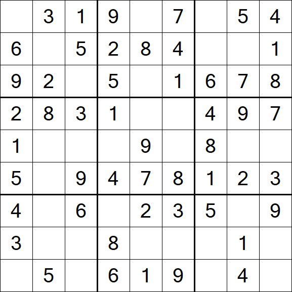 Sudoku - Einfach