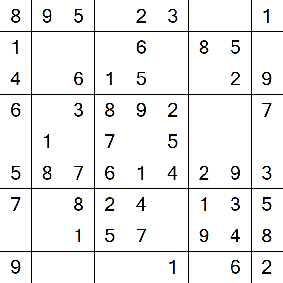 Sudoku - Einfach