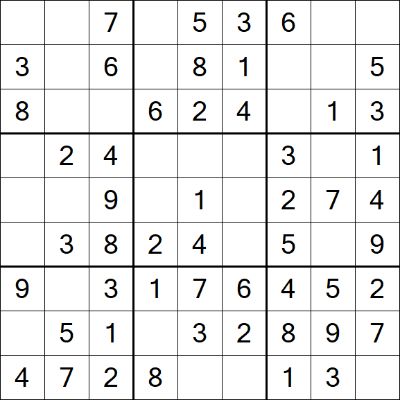 Sudoku - Einfach