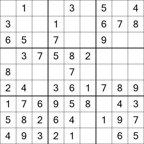 Sudoku - Fácil