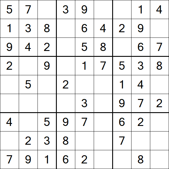 Sudoku - Fácil