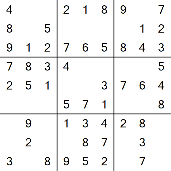 Sudoku - Einfach