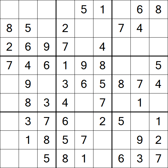 Sudoku - Einfach
