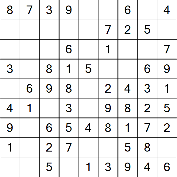 Sudoku - Einfach