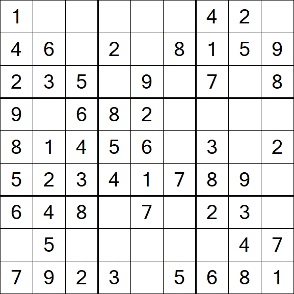 Sudoku - Einfach