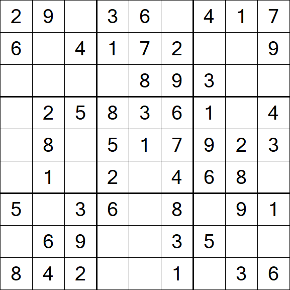 Sudoku - Einfach