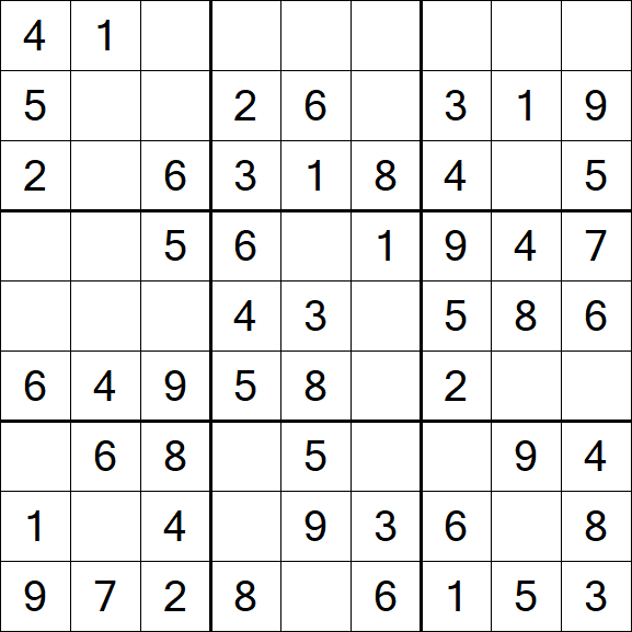 Sudoku - Einfach