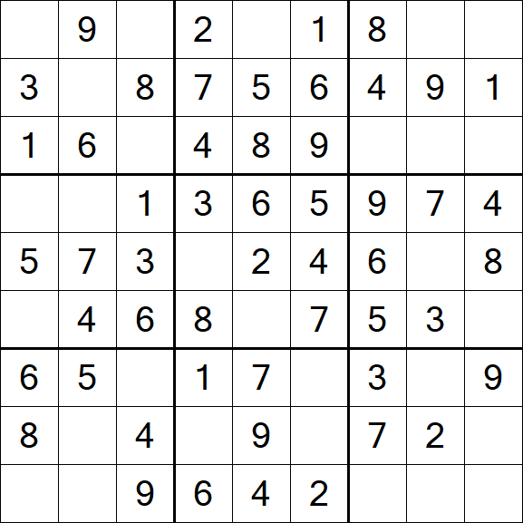 Sudoku - Einfach