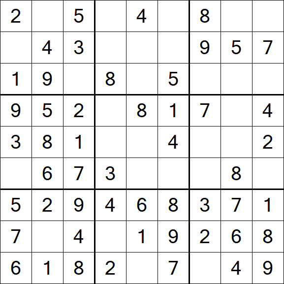 Sudoku - Einfach