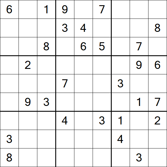 Sudoku - Difficile
