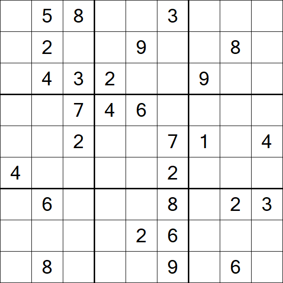 Sudoku - Difficile