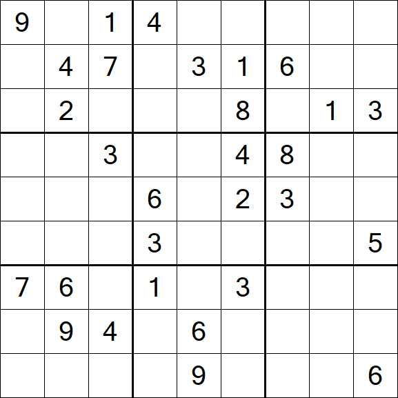 Sudoku - Difficile