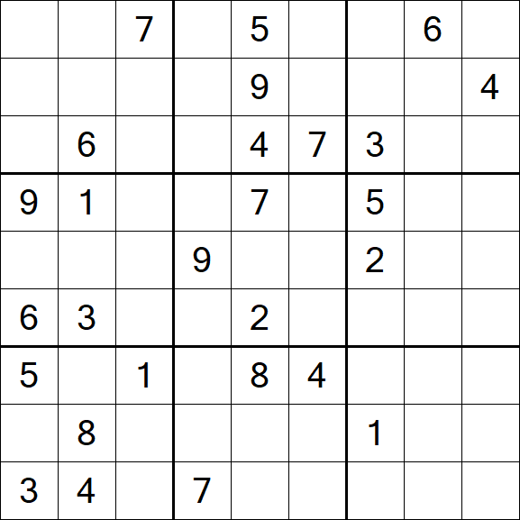 Sudoku - Difficile