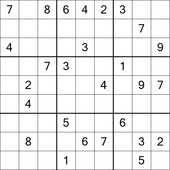 Sudoku - Difficile