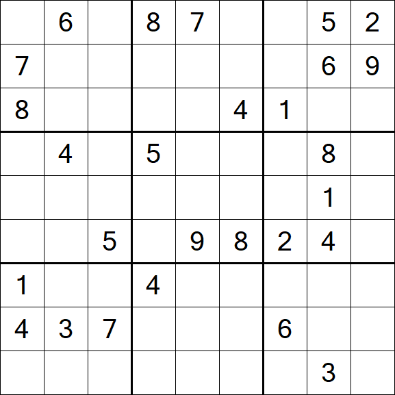 Sudoku - Difficile
