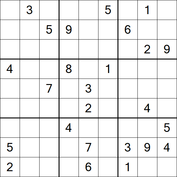 Sudoku - Schwierig