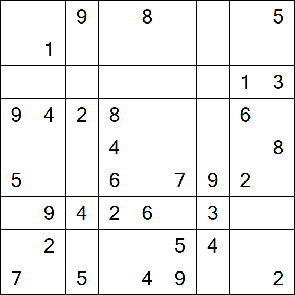 Sudoku - Difficile
