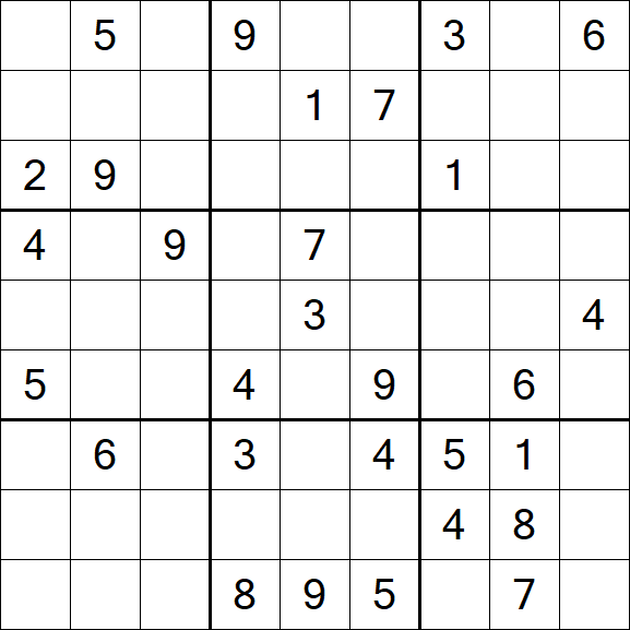Sudoku - Difficile