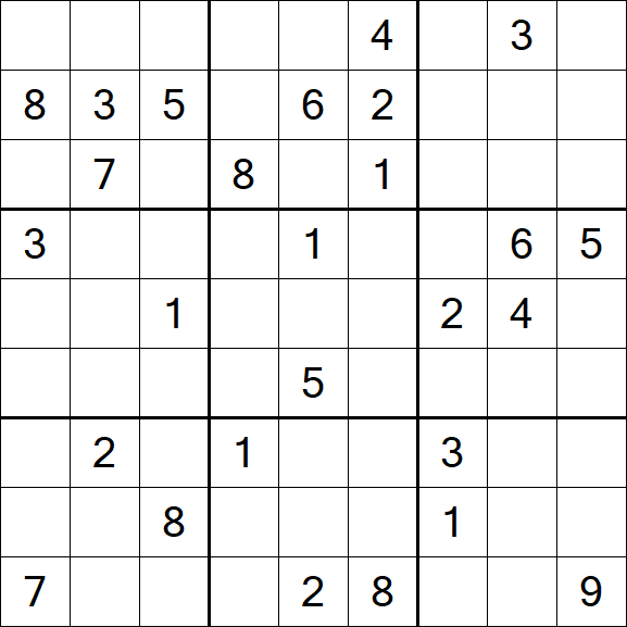 Sudoku - Difficile