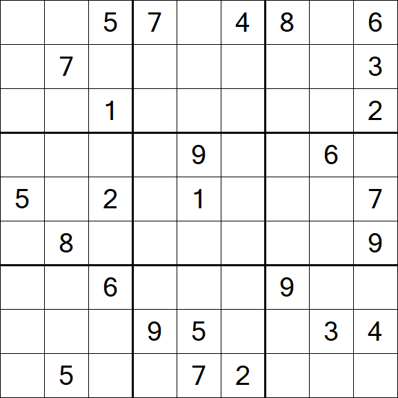 Sudoku - Difficile