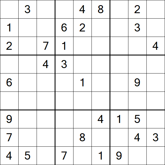 Sudoku - Difícil