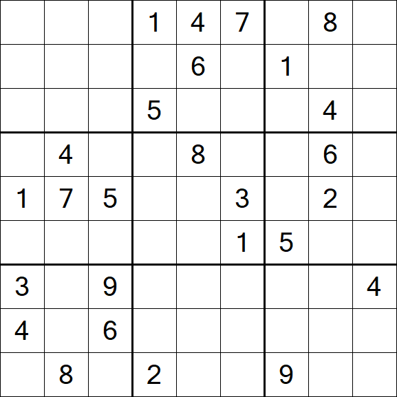 Sudoku - Difficile