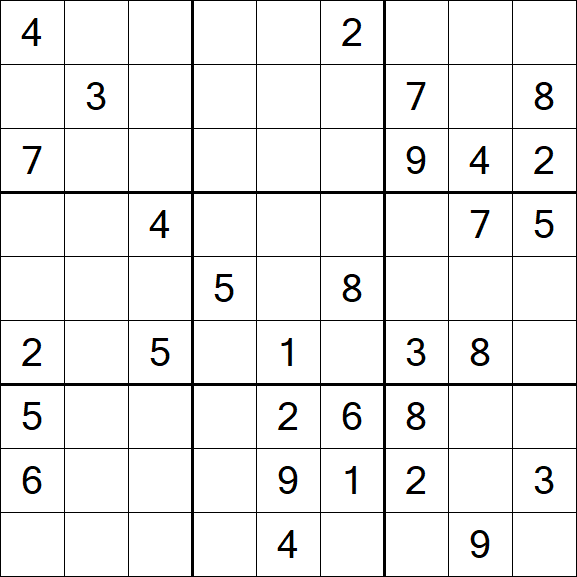 Sudoku - Difficile