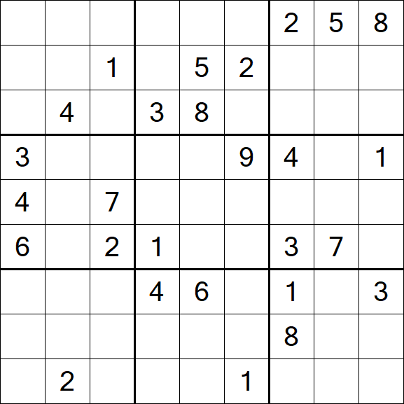 Sudoku - Difficile