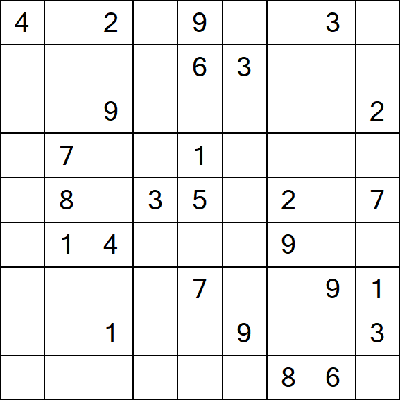 Sudoku - Difficile