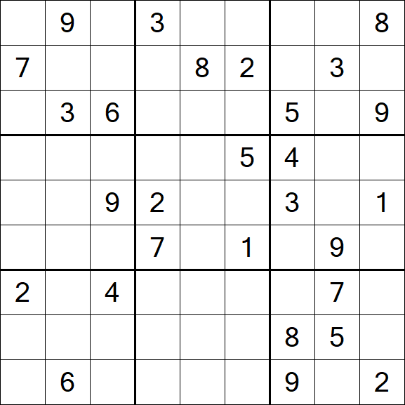 Sudoku - Difficile
